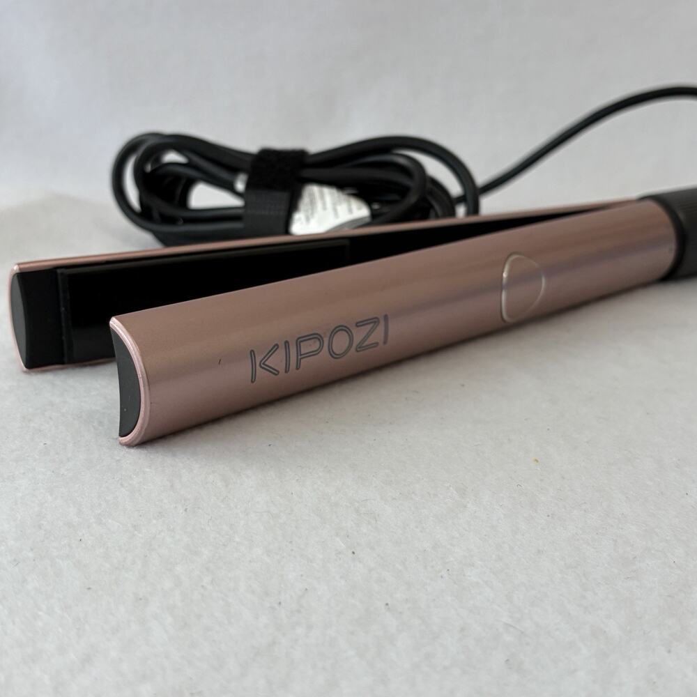 KIPOZI Professional Hair Straightener Ceramic Rose Pink